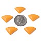 オペークアクリルカボション  三角形  オレンジ  19.5x28x5mm  約354個/500g MACR-S373-144-A07-7