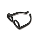 Anello per polsino aperto con montatura per occhiali in ottone da donna X-RJEW-F140-140EB-3