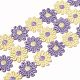 Gänseblümchen-Blumen-Polyester-Spitzenbesatz OCOR-XCP0001-21-3