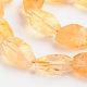 Nuggets perle citrino naturale fili G-D770-10-1