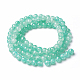 Spray Painted Glass Beads Strands GLAA-A038-C-43-2