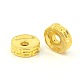 Flat Round Brass Spacer Beads KK-N0009-10mm-G-1