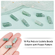 Nbeads 16 Stück natürliche Jadeitperlen G-NB0003-40-3