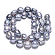 Fili di perle di perle d'acqua dolce coltivate naturali PEAR-N014-10B-4