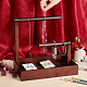 Wooden Jewelry Organizer Display Stands ODIS-WH0025-90-3