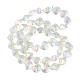 Chapelets de perles en verre électroplaqué EGLA-N008-019-D03-2