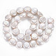Chapelets de perles en Keshi naturel PEAR-S018-02A-3