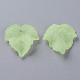 Transparente gefrostete Acrylanhänger des Herbstthemas PAF002Y-18-2