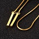 Эмаль лисы длинный регулируемый сплав горный хрусталь Lariat ожерелья NJEW-F193-B01-G-4