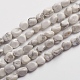 Chapelets de perles en howlite naturelle G-D0002-B34-1