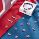 Sunnyclue 18 pièces pendentifs en alliage pour le jour de l'indépendance ENAM-SC0004-45-4