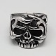 Unique Halloween Jewelry Skull Rings RJEW-F006-027-1