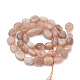 Chapelets de perles de sunstone naturelle naturelles X-G-S331-8x10-011-2