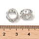 Perles de zircone cubique de placage de rack en laiton KK-K349-06P-3