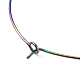 Ionenplattierung (IP) 316 Weinglas-Charm-Ringe aus chirurgischem Edelstahl STAS-L214-01G-01M-3