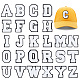Toppe in tessuto serie alfabeto stirare/cucire PATC-FG0001-57-1