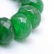 Chapelets de perle en jade blanc naturel G-R343-2x4-12-4