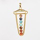 Trophy Natural & Synthetic Mixed Stone Big Pendants G-D641-07-RS-3