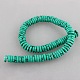 Synthetic Turquoise Heishi Beads Strands TURQ-O001-10x3mm-02-2