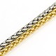 304 Stainless Steel Wheat Chain Bracelet Making STAS-A028-B006-1