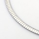 Casual Style 304 Stainless Steel Choker Necklaces STAS-O037-04P-2
