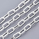 304 Stainless Steel Paperclip Chains CHS-N001-10S-1