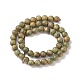 Natural Sandalwood Beads Strands X-WOOD-F008-02-C-5