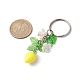 Schlüsselanhänger aus Acryl mit Früchten und Blättern KEYC-JKC00680-03-2