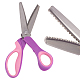 Ножницы gorgecraft ножницы для розжига ножницы полукруглые зубы нержавеющая сталь пластиковая ручка швейные ножницы TOOL-GF0001-01A-1