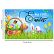Easter Polyester Hanging Banner Sign AJEW-WH0190-055-3