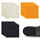 Benecreat 6 paires 3 couleurs bas de chaussures en caoutchouc antidérapant DIY-BC0009-91-1