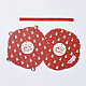 星形のクリスマスギフトボックス  リボン付き  ギフトラッピングバッグ  プレゼント用キャンディークッキー  レッド  12x12x4.05cm X-CON-L024-F01-4