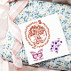 PH PandaHall Tree of Life Clear Stamp DIY-WH0618-0092-7