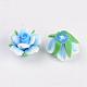 Mixed Handmade Polymer Clay Flower Beads CLAY-Q191-M06-4
