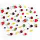 Ahadermaker 60 pz 7 ornamenti in plastica stile frutta imitazione DJEW-GA0001-50-1