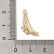 Brass Micro Pave Cubic Zirconia Pendants KK-D091-02G-3