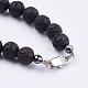 Natural Gemstone Beaded Necklaces & Stretch Bracelets Jewelry Sets SJEW-JS00918-5