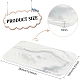 Flache Serviertabletts aus Porzellan&nbsp;PORC-WH0016-05-3