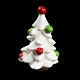 樹脂のクリスマスツリーの飾り  マイクロ風景雪景色の装飾  ホワイト  25x38~39mm DJEW-P005-01D-02-1