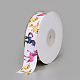 Einseitig bedruckt Polyester Grosgrainbänder SRIB-Q019-D014-1