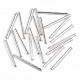 Electroplate Glass Bugle Beads SEED-S043-02A-02-3