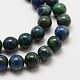 Natural Chrysocolla and Lapis Lazuli Beads Strands G-G735-07-10mm-3