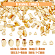 DICOSMETIC 128Pcs 8 Style Brass Bead KK-DC0003-56-2