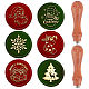 CRASPIRE Merry Christmas Wax Seal Stamp Set AJEW-CP0001-87C-1