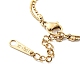 304 Stainless Steel Round Snake & Ball Chains Double Layer Multi-strand Bracelet for Women BJEW-B064-11G-3
