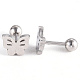 201 Stainless Steel Barbell Cartilage Earrings EJEW-R147-18-4