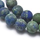 Chapelets de perles en chrysocolle et lapis lazuli naturelles G-I254-02C-3
