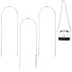 Wadorn 3 Uds. 3 correas de bolsa de cadena de cable de aleación de estilo FIND-WR0009-16-1