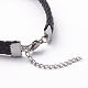 Bracelets de cordon imitation cuir BJEW-Z008-02-2