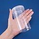 Benecreat 9 Packung 300 ml leere durchsichtige Plastikschleimlagerung begünstigt Gläser Weithals-Plastikbehälter für die Anzeige CON-BC0004-51-3